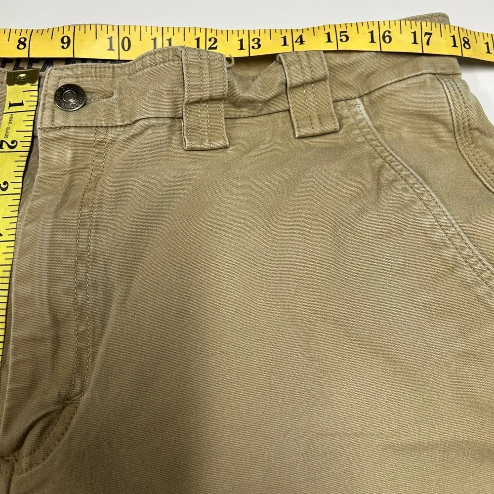 Duluth Trading Co Flex Fire Hose Cargo Shorts Mens 38 11